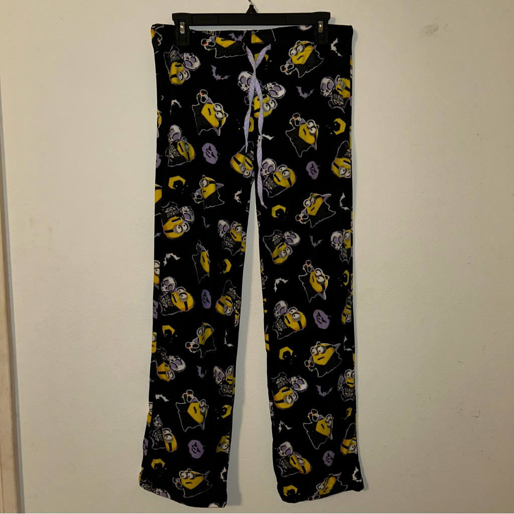 Illumination Presents Minions Halloween Pajama Pants Nwot
